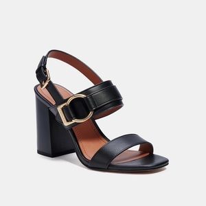Coach Black Mabel Sandal
